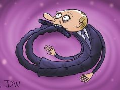 Обнулившийся Путин. Карикатура С.Елкина: dw.com